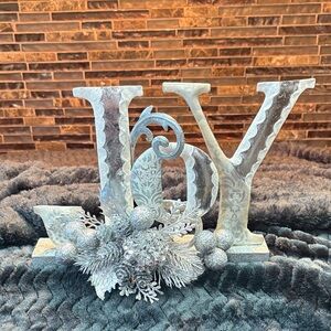 Silver Joy Decorative Sign